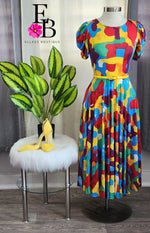 Cargar imagen en el visor de la galería, Mariah Color Maxi Dress
