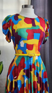 Mariah Color Maxi Dress