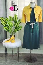 Cargar imagen en el visor de la galería, String Hunter Green Dress

