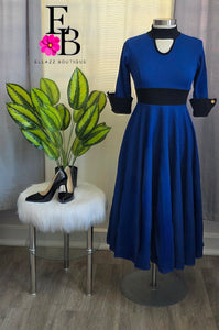 Azul Royal Maxi Dress