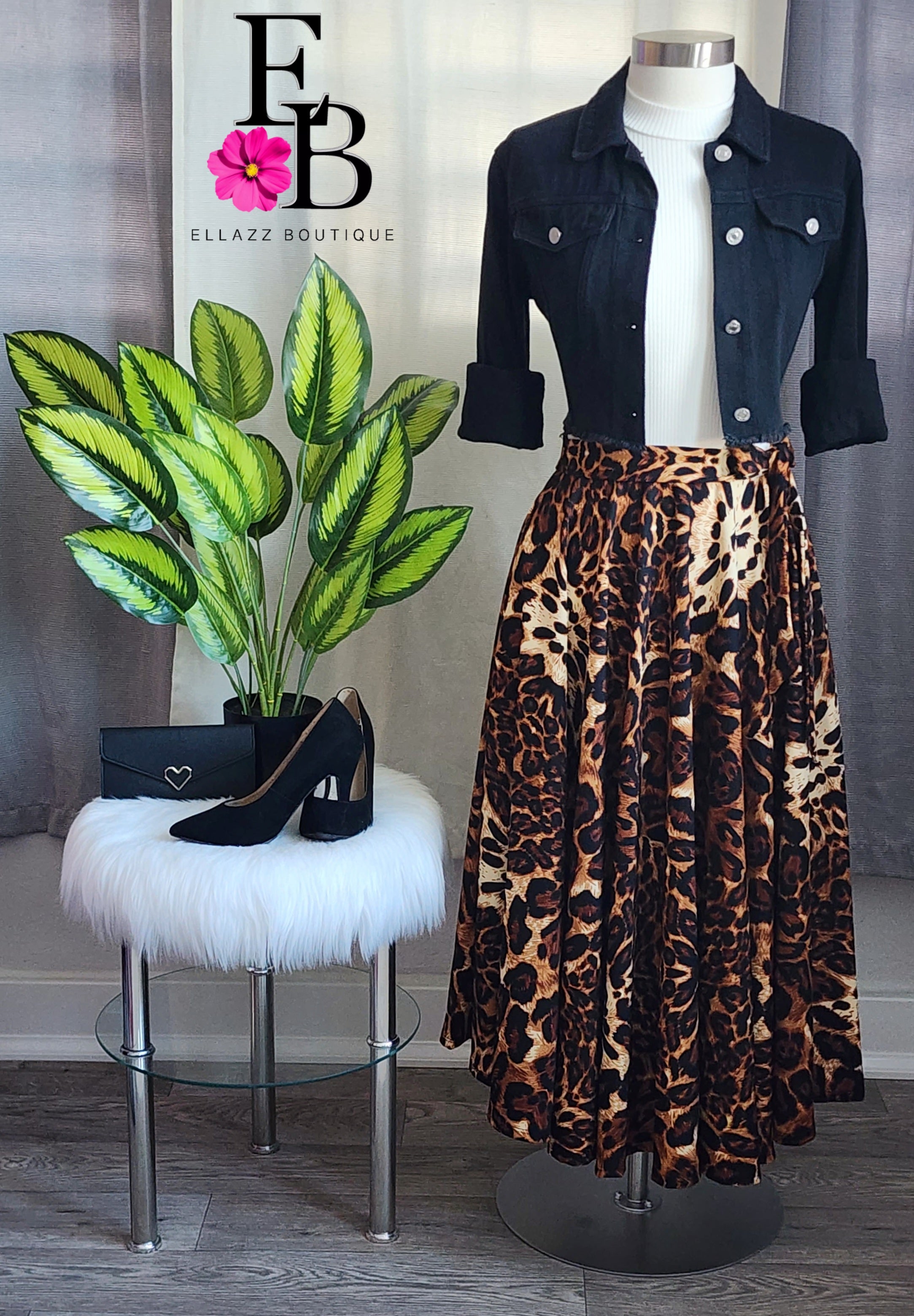 Animal Print Maxi Dress