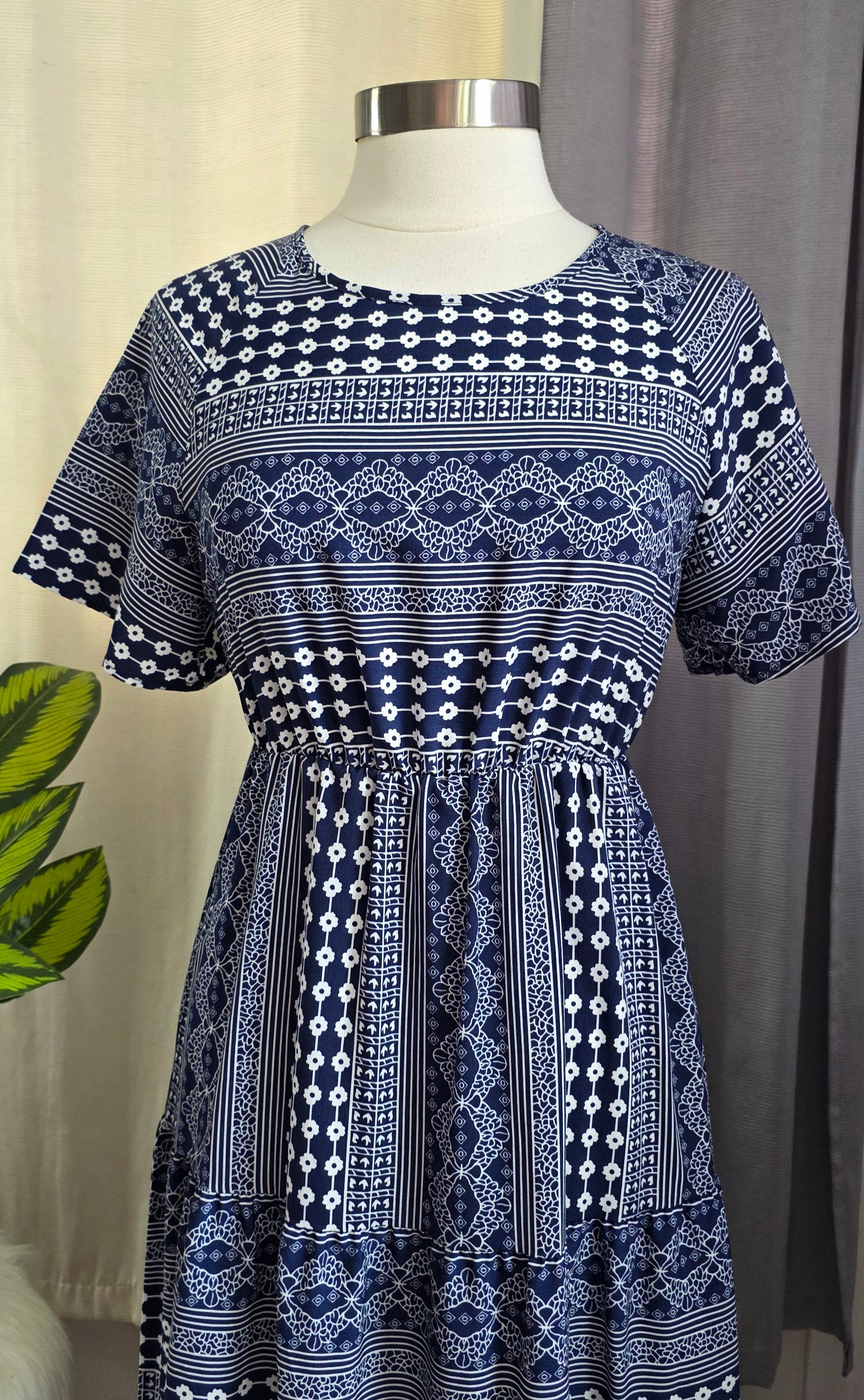 Blue Midi Dress