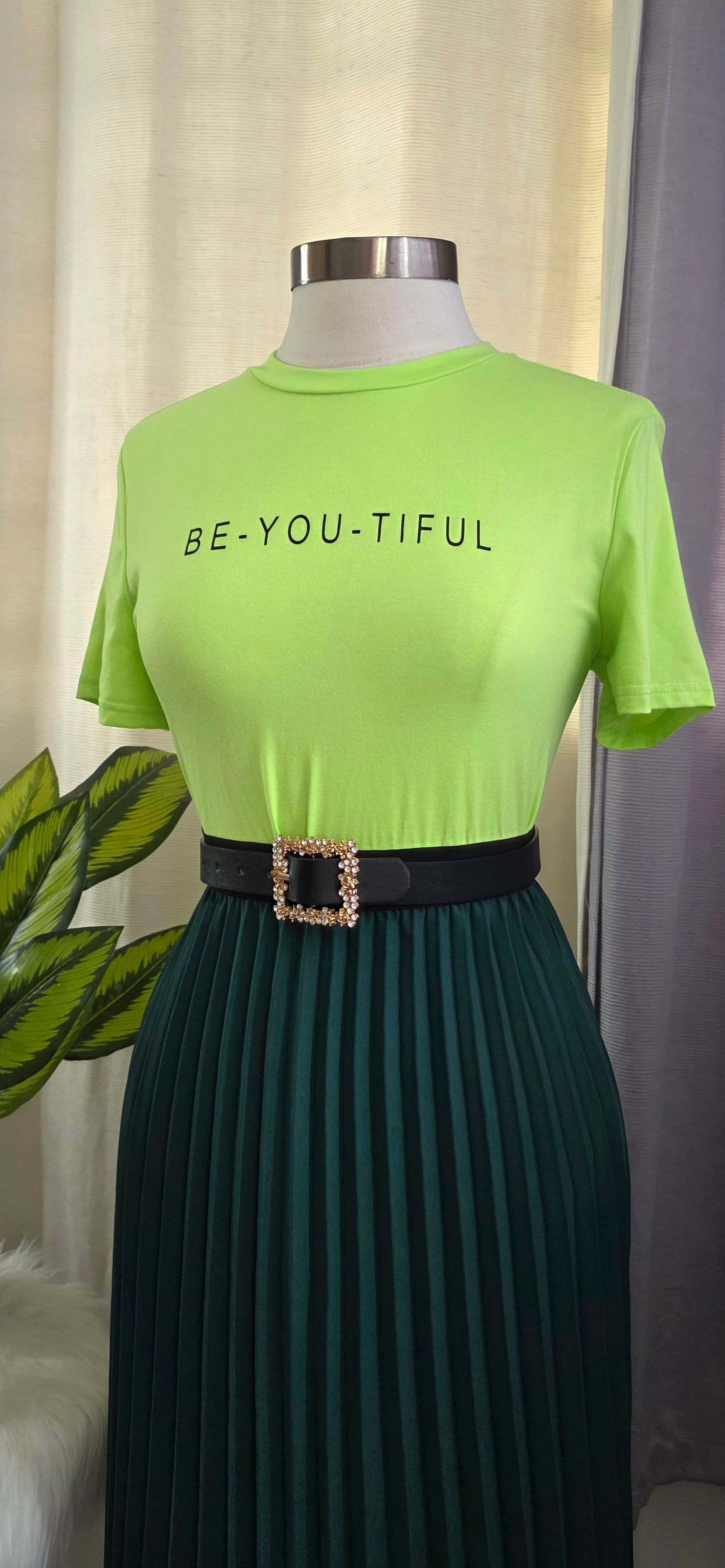 Camisa Be You Tiful Green