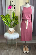 Cargar imagen en el visor de la galería, Pink Midi Dress
