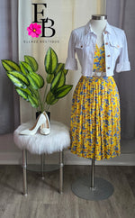 Cargar imagen en el visor de la galería, Yellow Midi Dress
