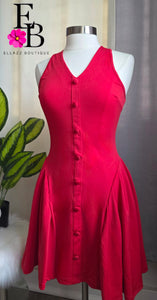 Red Midi Dress