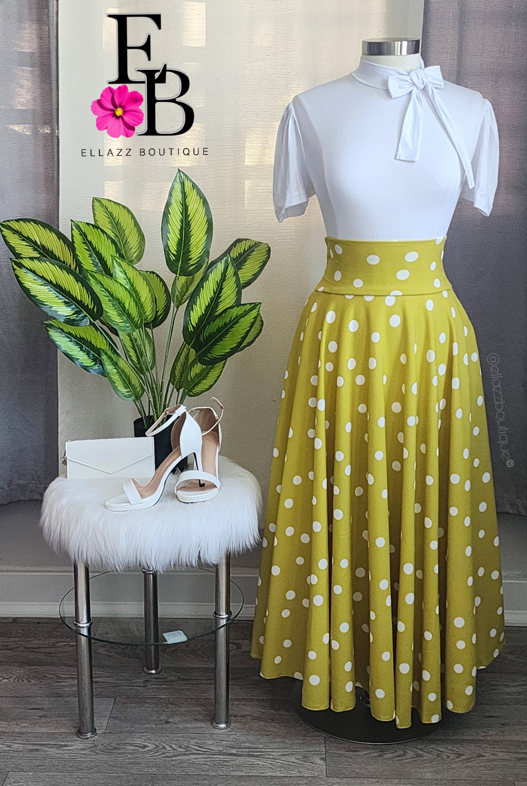 Lime Maxi Skirt