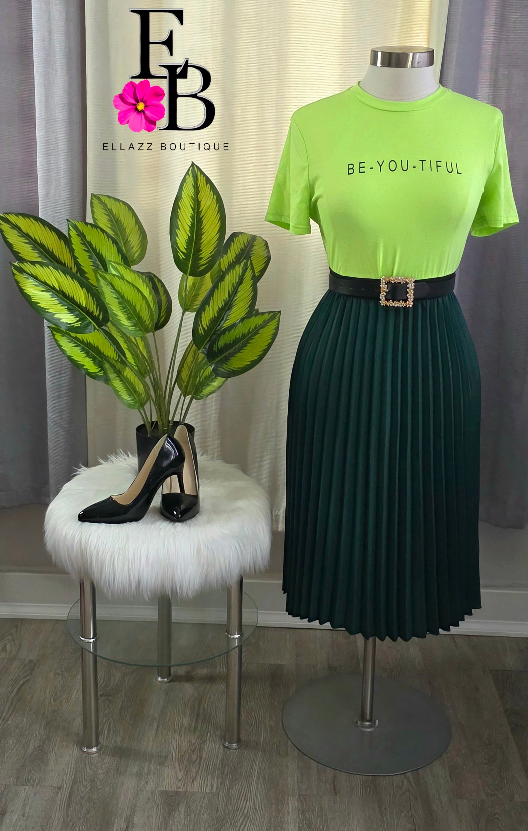 Camisa Be You Tiful Green