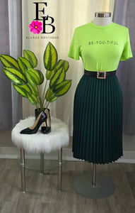 Camisa Be You Tiful Green