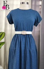 Cargar imagen en el visor de la galería, Jean Maxi Dress
