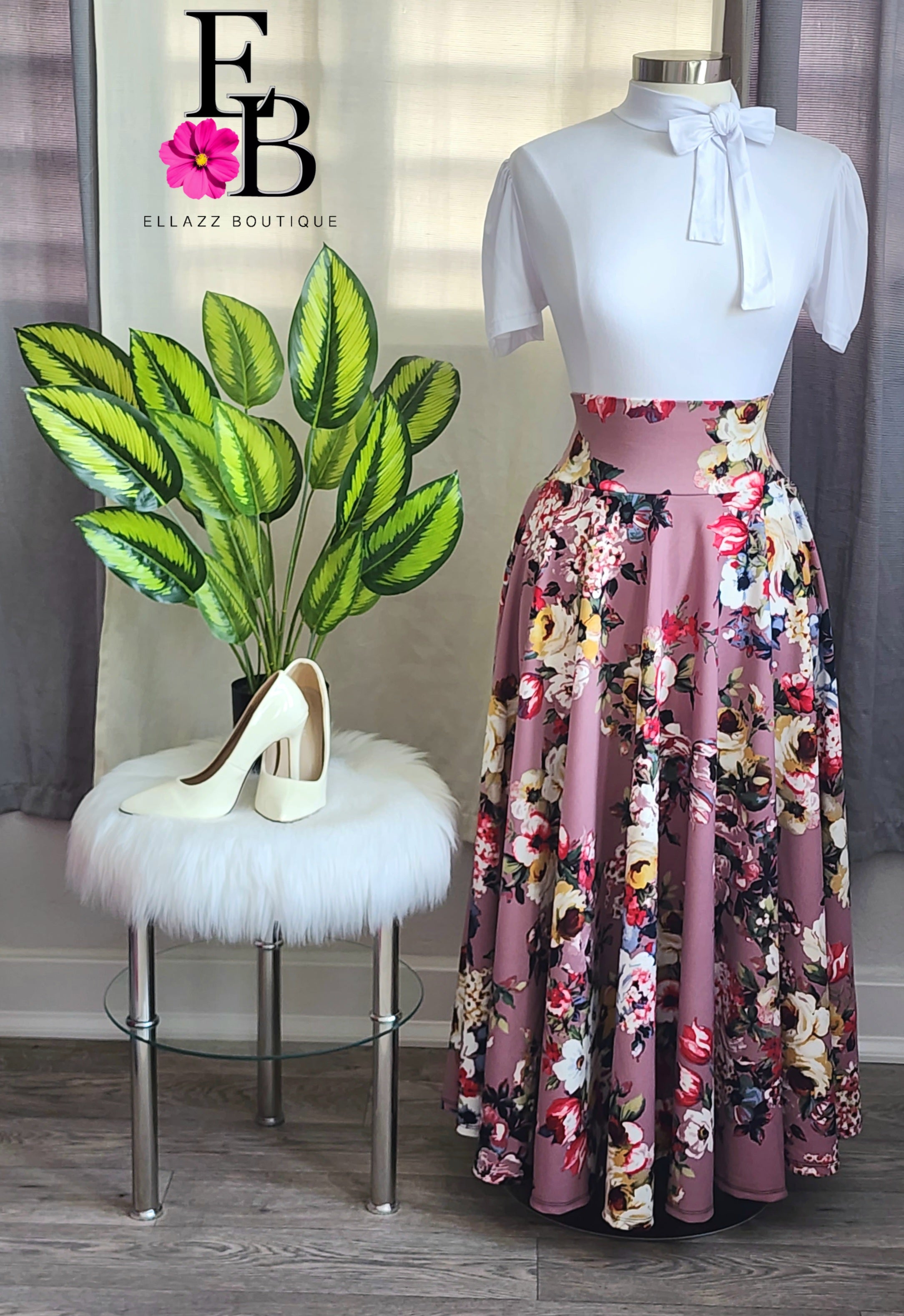 Floral Maxi Skirt