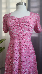 Pink Print Dress