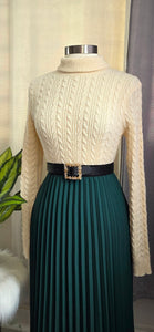 Camisa Turtle Neck Crema