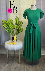 Maxi Green Dress