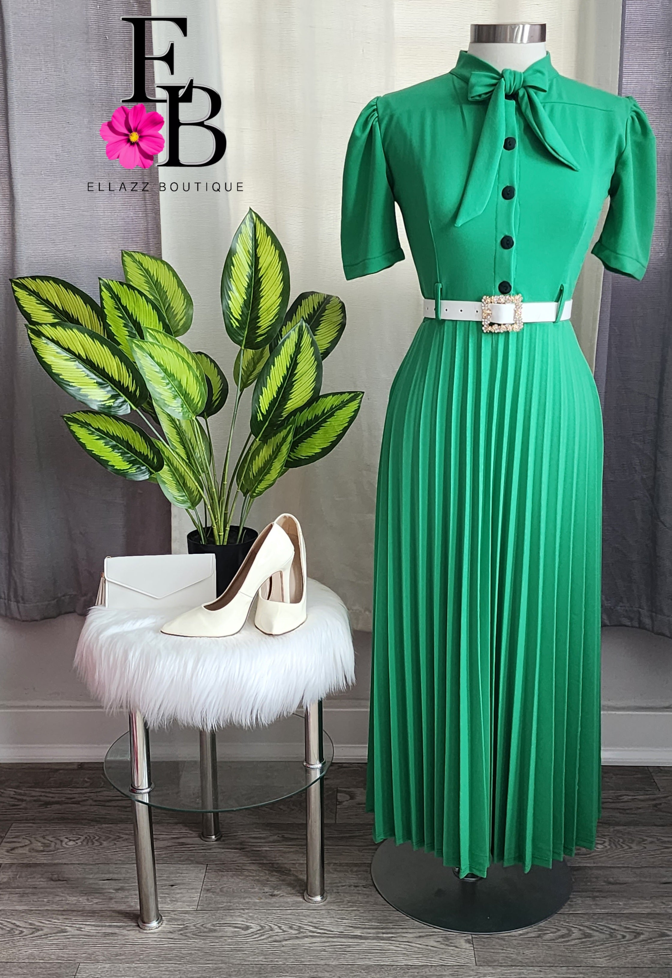 Lime Green Maxi Dress