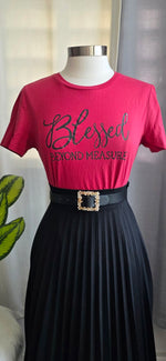 Cargar imagen en el visor de la galería, Camisa Burgundy Blessed
