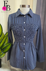 Cargar imagen en el visor de la galería, Blusa Navy Blue

