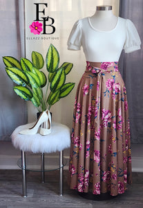 Floral Maxi Skirt