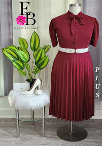 Plus Bow Dress